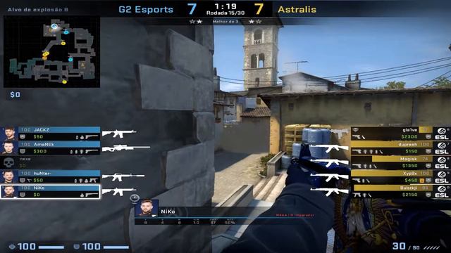 [POV] G2 Niko VS Astralis [Inferno] | CS GO DEMO смотреть онлайн