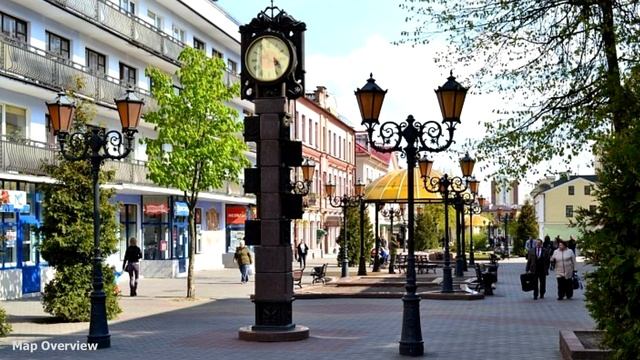 Подробная карта Беларуси - Detailed map of Belarus. смотреть онлайн