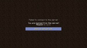 Как забанить / разбанить игрока на сервере Майнкрафт?