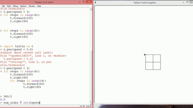 Python Tutorial 22 - Turtle Graphics Part 3 смотреть онлайн