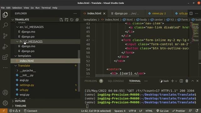 Traduire une application Django en plusieurs langues internationales concepts avances #4 смотреть онлайн