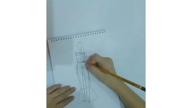 ?Fashion illustration lesson/?УРОК Эскиз одежды смотреть онлайн