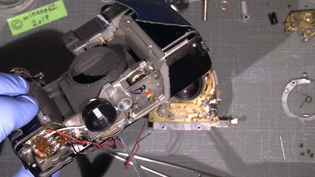 Working with Olympus 35 RD Sticky shutter blades and other details disassemble part смотреть онлайн