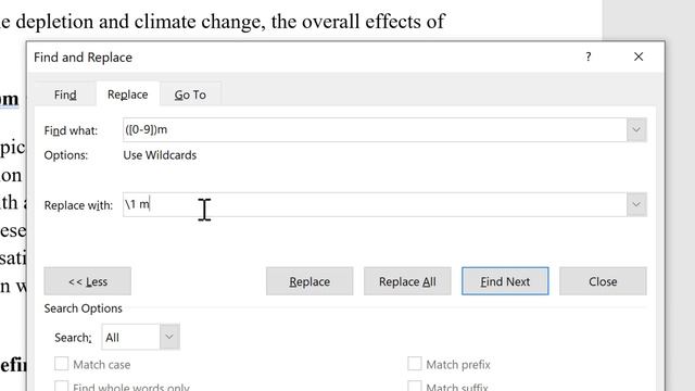 Advanced Find & Replace with wildcards in Microsoft Word смотреть онлайн