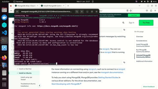 Install dan Configurasi MongoDB - MongoDB Compass Pada Ubuntu 22.04 LTS смотреть онлайн