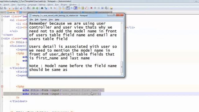 cakephp 3.x save record in multiple tables with belongs to relation смотреть онлайн