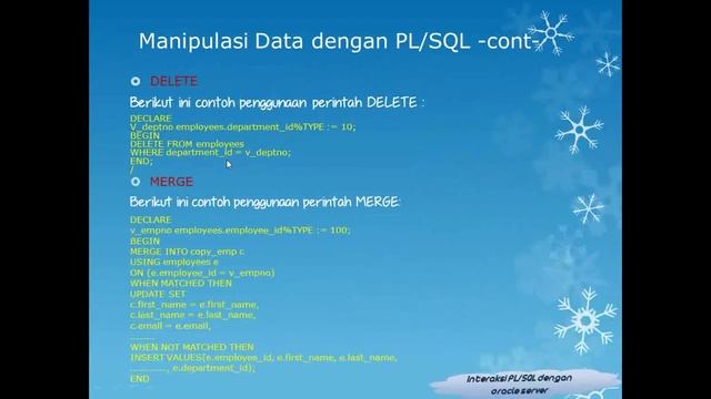 (Practice 2) PL/SQL Interaction with Oracle Server смотреть онлайн