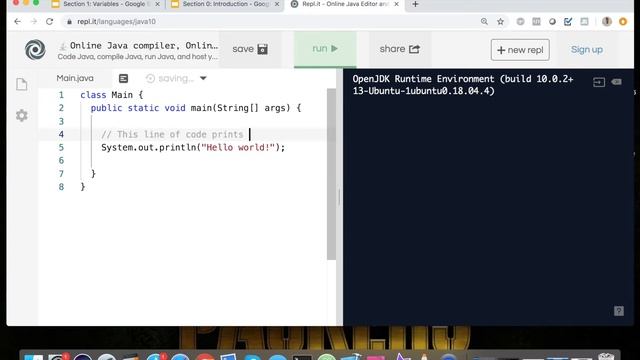 How to make comments in Java смотреть онлайн