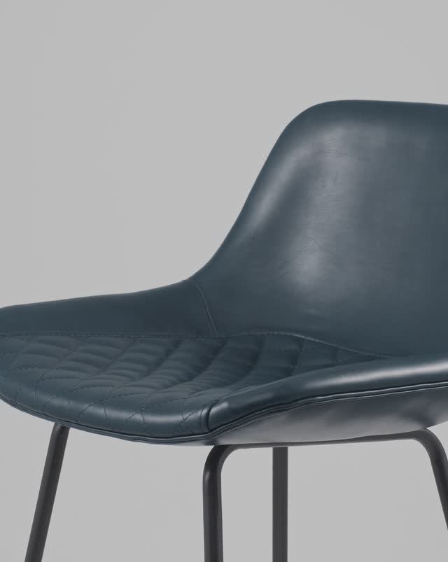 Стул полубарный Деймон. Стильный полубраный стул с обивкой из экокожи смотреть онлайн