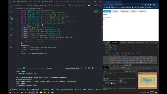 Routing - Part 3 : Activated Route | Master Angular Framework In Arabic смотреть онлайн