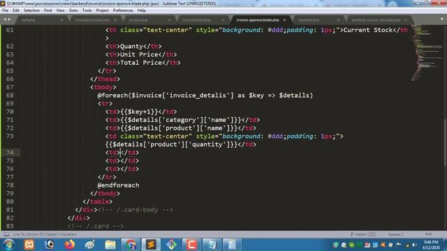 Invoice approval | Laravel 6.0 | pos software/inventory management*2020*new tips* part 18 смотреть онлайн