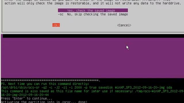 Clonezilla - Create an Image of the Entire Disk (WinXP) Through SAMBA смотреть онлайн