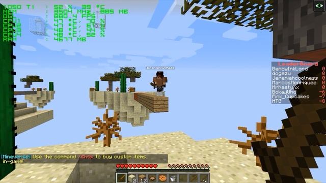 Minecraft: Skywars - I3 7100 + GTX 1050TI 4GB смотреть онлайн