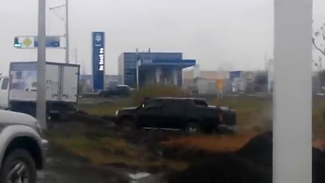 Застрял в грязи. Караганда. смотреть онлайн