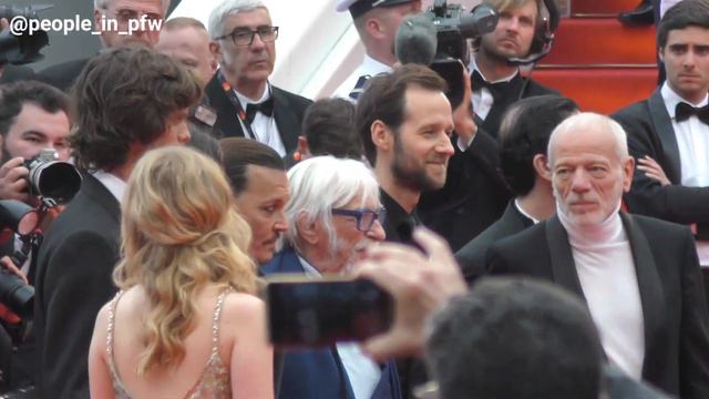 Johnny Depp, Maïwenn, Pierre Richard - Cannes Festival Red Carpet For 