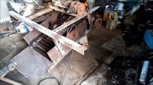 Самодельная транспортёрная картофелекопалка Начало сборки