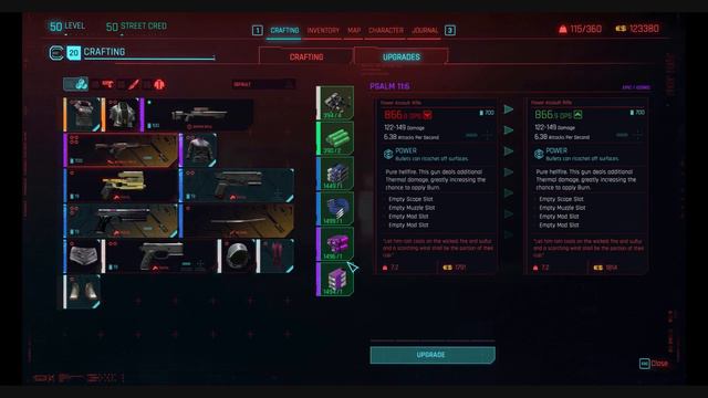 Cyberpunk 2077: Right Way To Upgrade Weapons ? смотреть онлайн