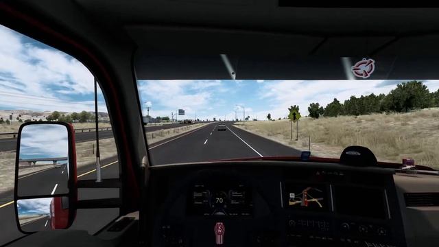 American Truck Simulator - Kenworth T680 NG delivering office supplies смотреть онлайн