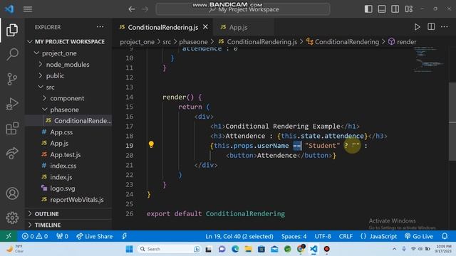 What is Conditional Rendering? | Tamil | React JS | DinaTechy смотреть онлайн
