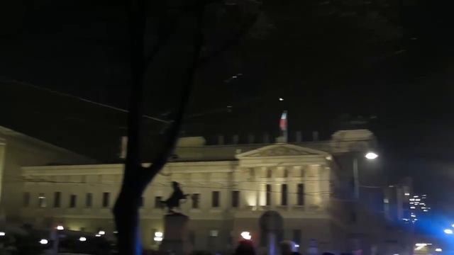 Новый Год в Вене 2016. Новогодний фейерверк у ратуши смотреть онлайн