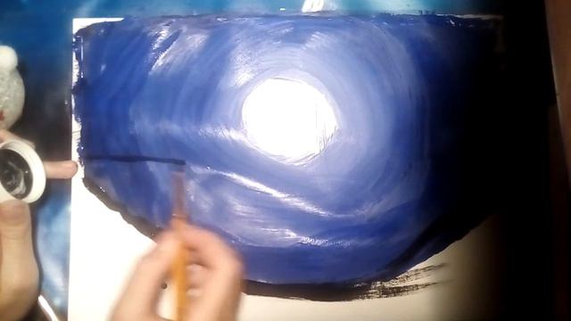 Рисуем ночной водопад) смотреть онлайн