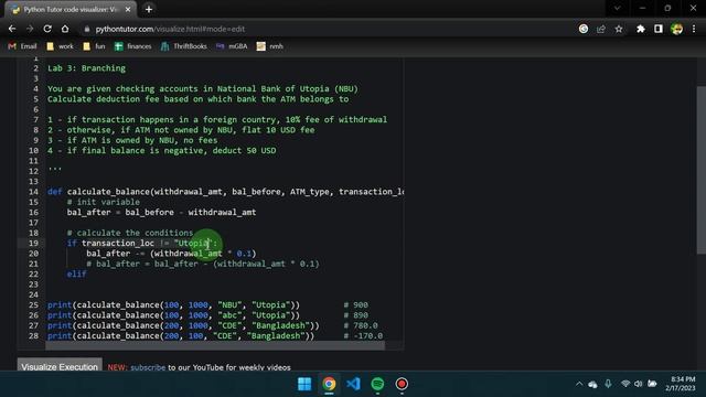 CS112 Lab 3 (Conditional Branching) смотреть онлайн