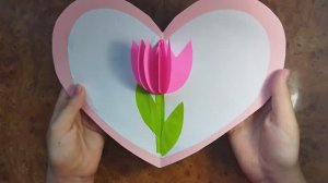 Поделка на 8 Марта своими руками!