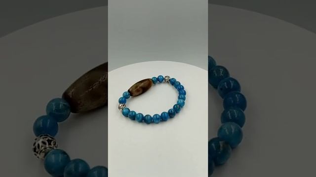 Руи бусина Дзи премиум (браслет кварц+серебро) смотреть онлайн