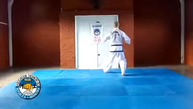 FORMA TUL CHON JI Cinto blanco punta Amarilla TaeKwon Do ITF ESC ATRA SUR. смотреть онлайн