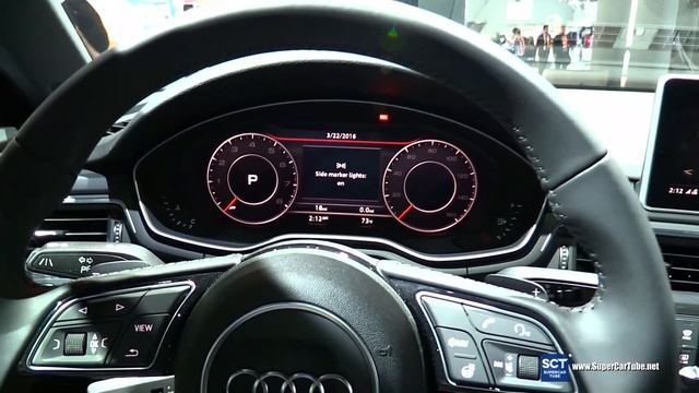 2016 Audi A4 2.0T Quattro - Exterior and Interior Walkaround - 2016 New York Auto Show смотреть онлайн