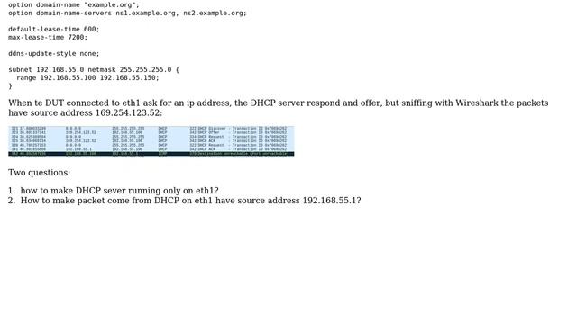 DevOps & SysAdmins: DHCP server on a multi ip interface смотреть онлайн