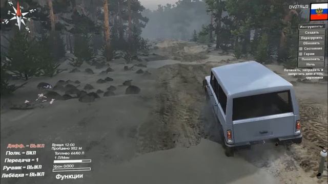 Испытания УАЗ-3170 