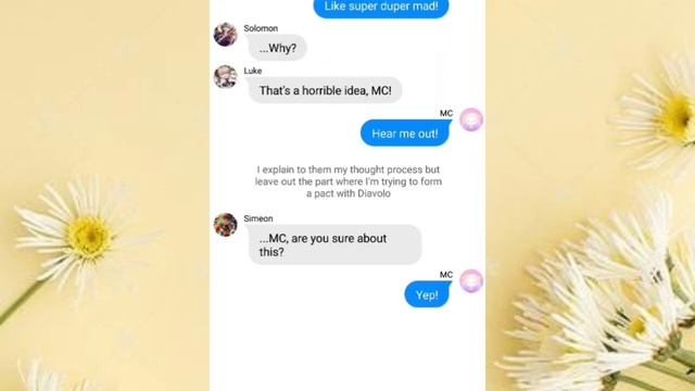 MC's Guide to Making a Pact with Lord Diavolo | Obey Me! Texting Story смотреть онлайн