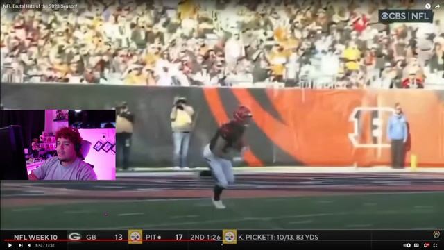 Reacting To NFL's Most Brutal Hits Of The 2023 Season! смотреть онлайн