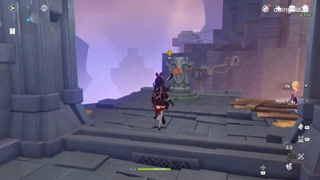 Genshin Impact Deep Within the Temple of the Falcon Walkthrough and Rewards смотреть онлайн