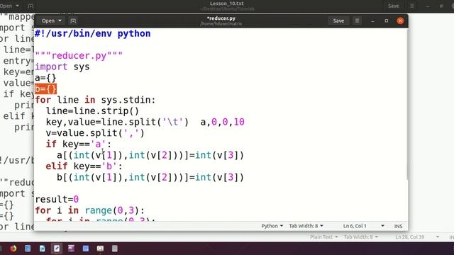 Lesson 10 Matrix operations with MapReduce смотреть онлайн