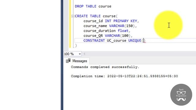SQL UNIQUE Constraint | unique key in sql | Tutorial in Tamil | Tamil Programmer смотреть онлайн