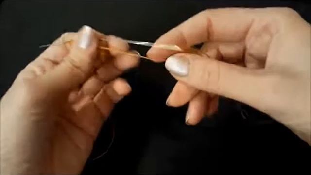 Фриволите иглой, плетем цепочку. Frivolite/ Needle tatting/ Occhi смотреть онлайн