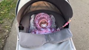 Прогулка с реборном в коляске / день с реборном Евой ???