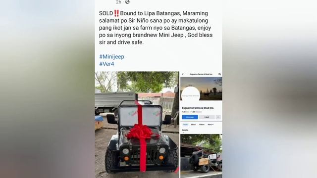 MINI JEEP GASOLINE 150cc 4 STROKE AIR COOL ENGINE смотреть онлайн