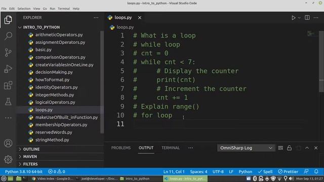 Become Proficient In Python Programming JT Devs | Loops in python 2022 смотреть онлайн