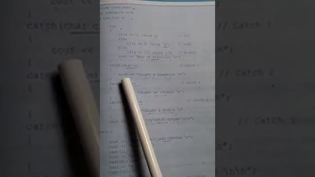 Use of Multiple Catch Blocks in C++ Exception Handling in Bengali смотреть онлайн