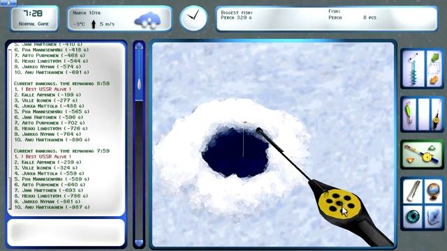 Ловим Рыбу на Pohjalampi в Пропилки 2 Симулятор Зимней Рыбалки Pro Pilkki 2 смотреть онлайн