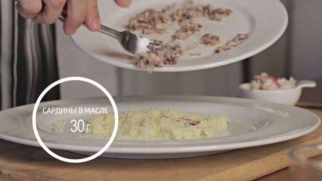 Салат Мимоза с крабовым мясом / рецепт очень вкусного авторского салата Мимоза [Patee. Рецепты] смотреть онлайн