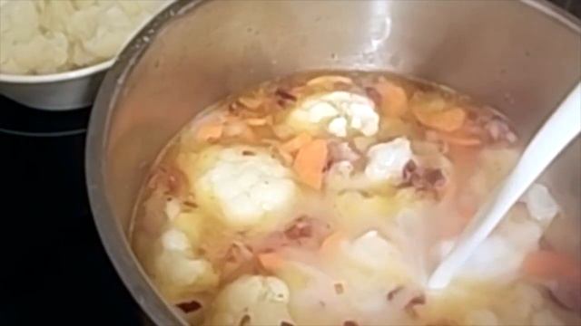 Cуп пюре из цветной капусты/ Norskblomkål Suppe