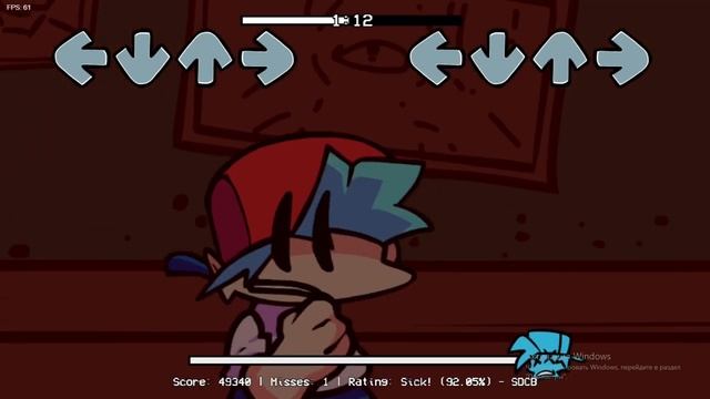 FNF VS RUSH!! FNF-(1UP CARTOONS' DOORS SONG) Fridaynightfunkin!! Фрайдей Найт Фанкин!! Без Читов!!!