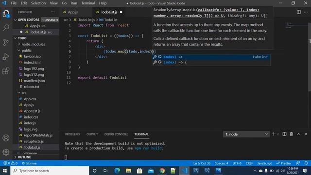 Todo List React App | React Js Projects in Telugu смотреть онлайн