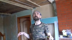 Дача 33. Как уложить ламинат на потолок.