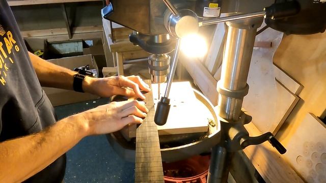 Guitars #86 and #87 | Installing Pearl Fret Marker Dots and Side Dots смотреть онлайн