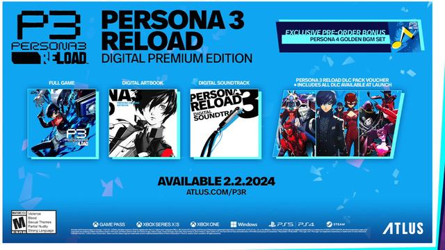 Persona 3 Reload Aigis Collectors Edition VS Persona 3 Reload Digital Premium Edition